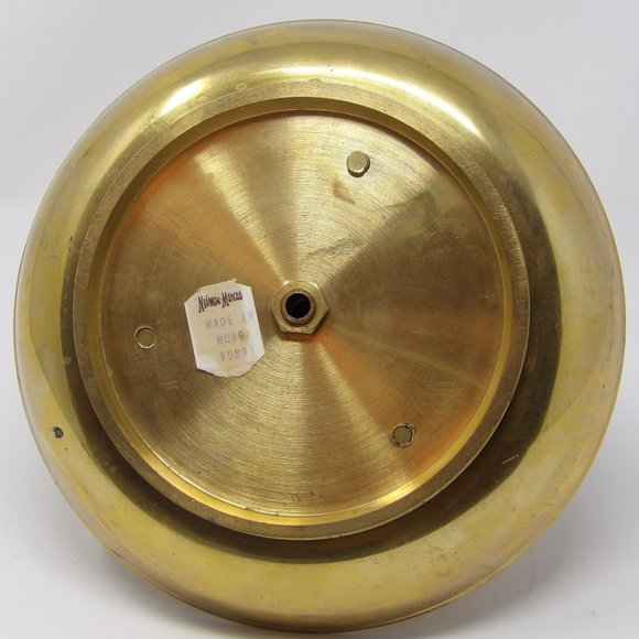 Vintage Neiman Marcus Brass Candlestick Holder Trio Candelabra with Handle Heavy - Picture 2 of 10